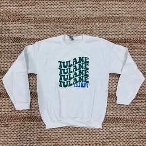 White Tulane Sweatshirt